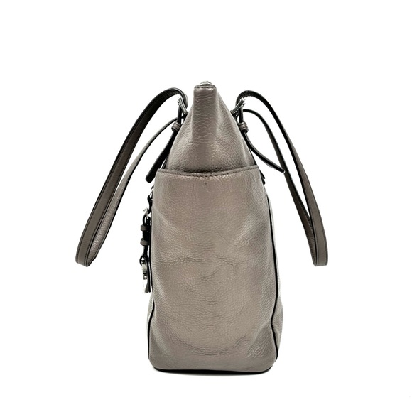 Michael Kors Mauve Gray Pebbled Leather Tote Bag in good condition. - Picture 3 of 16